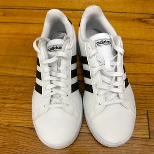 Adidas Grand Court Black & White Sneakers